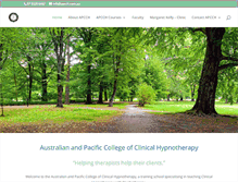 Tablet Screenshot of apcch.com.au